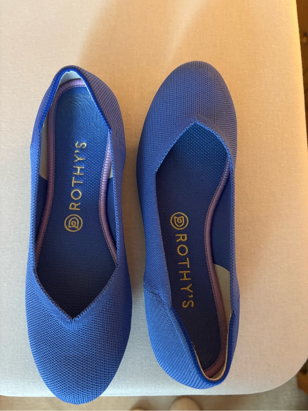 Rothy's Womens Blue Ballet Flats - Picture 3 of 3
